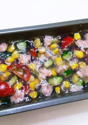 夏野菜の七夕★キラキラ寒天寄せ-レシピのメイン写真