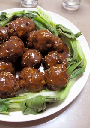巨匠に習う！肉団子の甘酢あんかけ♪-レシピのメイン写真