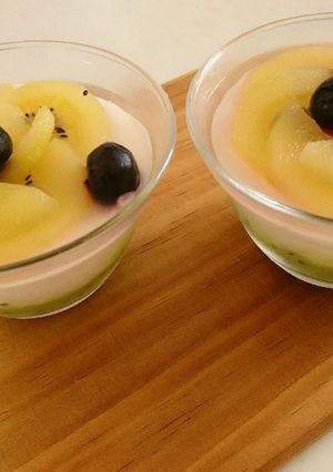ふわふわトロトロ キウイとチーズのムース-レシピのメイン写真