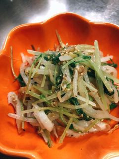 水菜ともやしのナムル-レシピのメイン写真