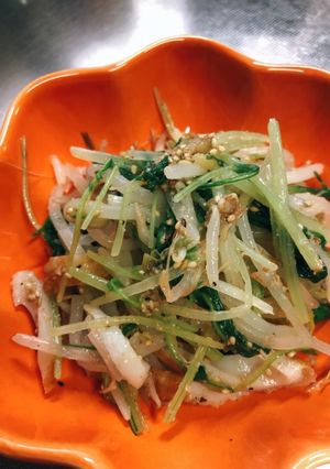 水菜ともやしのナムル-レシピのメイン写真