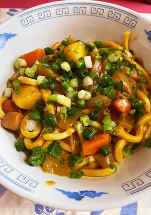 簡単美味しいレトルトカレーうどん^_^-レシピのメイン写真