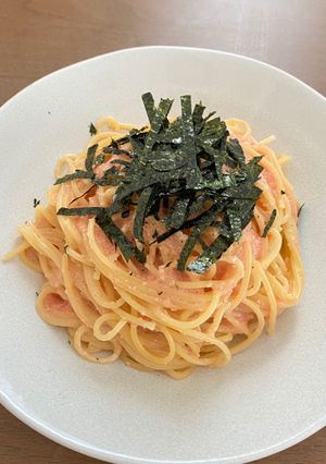 明太子スパゲティ-レシピのメイン写真