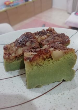 材料3つ簡単おいしい抹茶ブラウニー-レシピのメイン写真