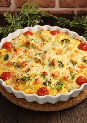 簡単！銀鮭トルティージャ☆野菜もたっぷり-レシピのメイン写真