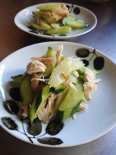 キュウリとセロリの炒めもの-レシピのメイン写真