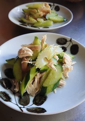 キュウリとセロリの炒めもの-レシピのメイン写真