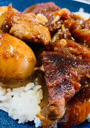 豚角煮！フライパンで〜-レシピのメイン写真
