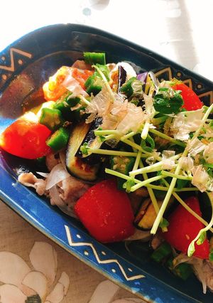 夏野菜と冷しゃぶのさっぱりポン酢-レシピのメイン写真