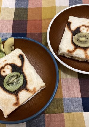 キウイブラザーズのヨーグルトホットサンド-レシピのメイン写真