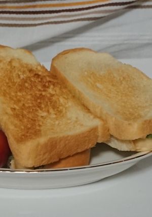 トースターで簡単☆ サクサクホットサンド-レシピのメイン写真
