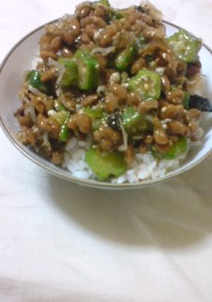 夏のねばねば丼？-レシピのメイン写真