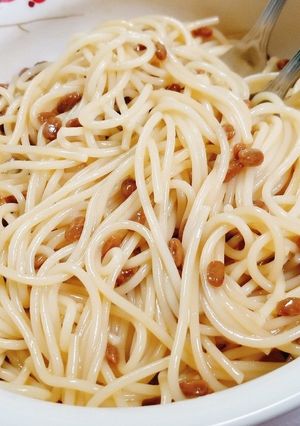納豆パスタ-レシピのメイン写真