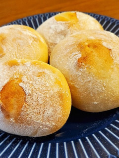 ふんわりシンプル丸パン-レシピのメイン写真