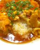 卵で簡単◎キャベツでかさ増し天津丼