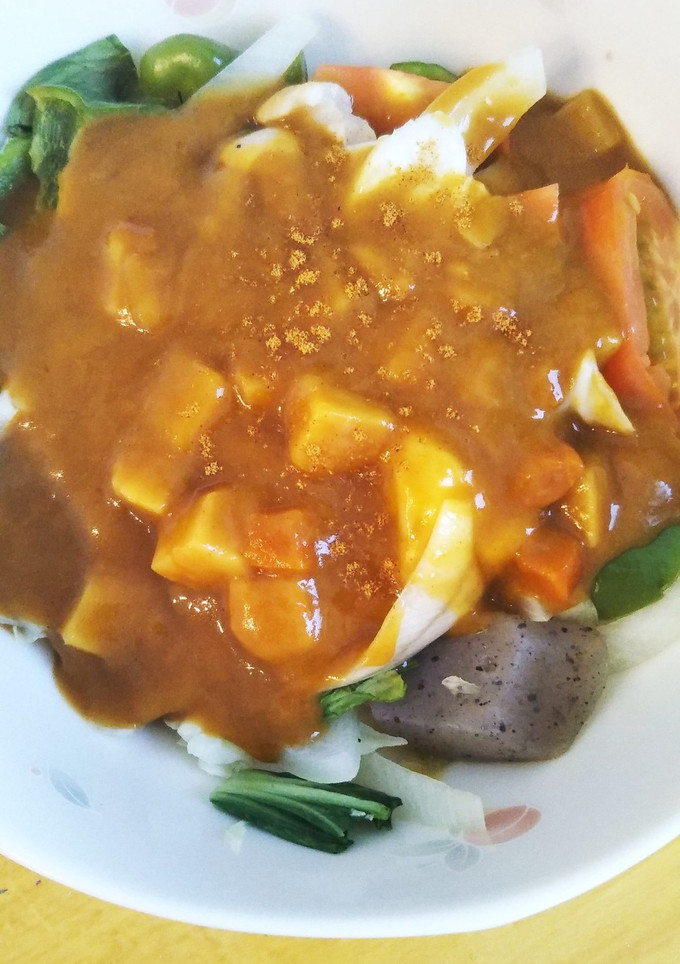 カレー野菜　ダイエットに！　レトルト使用-レシピのメイン写真