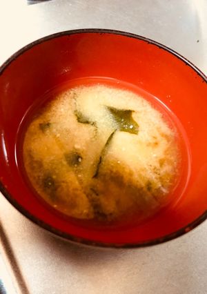 ワカメの味噌汁〜あさり風味〜-レシピのメイン写真
