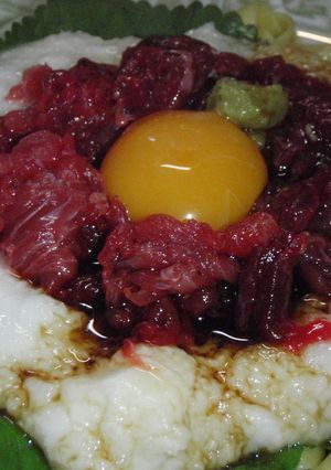 まぐろの山かけフィットチーネ♪-レシピのメイン写真