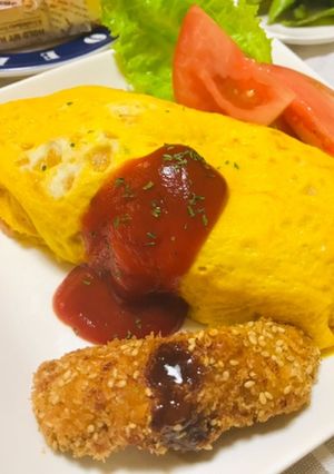 野菜嫌いな子供も食べるオムライス♬-レシピのメイン写真
