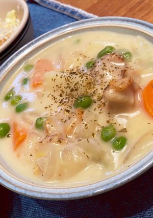 ♡手作りルーで簡単！クリームシチュー♡-レシピのメイン写真