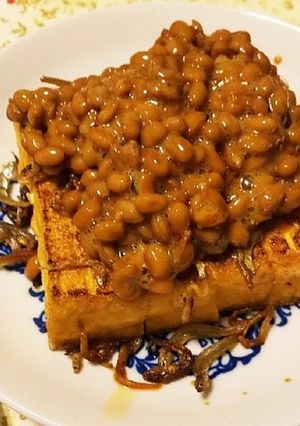 厚揚げのじゃこ納豆のせ-レシピのメイン写真