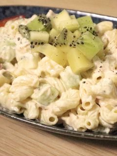 キウイとツナの和風パスタサラダ-レシピのメイン写真