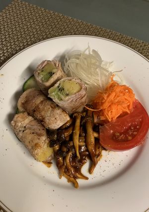 豚肉でキウイウマウマ〜-レシピのメイン写真