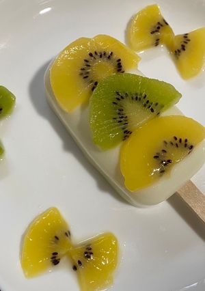 寒天キウイアイスキャンディ-レシピのメイン写真