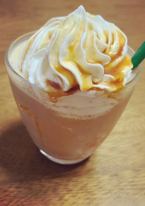 スタバ風☆簡単キャラメルフラペチーノ-レシピのメイン写真