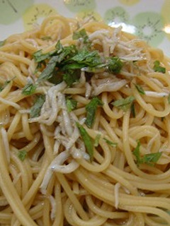 簡単!シソとしらすのさっぱりパスタ-レシピのメイン写真