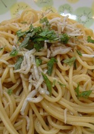 簡単！シソとしらすのさっぱりパスタ-レシピのメイン写真