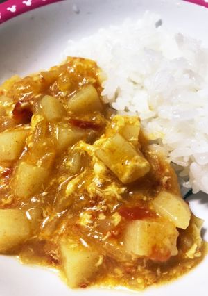 離乳食完了期1歳〜トマト卵カレー-レシピのメイン写真