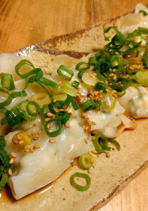 豆腐と海老と大葉の蒸し餃子-レシピのメイン写真