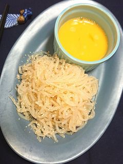 明太子としらたき炒めのつけ麺ダイエット-レシピのメイン写真