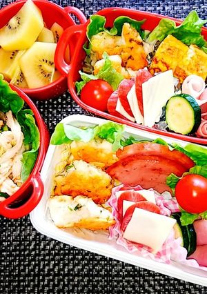 息子と娘のお弁当'20.6.29-レシピのメイン写真