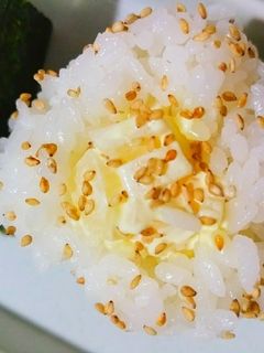 たくあんマヨネーズのおにぎり♪-レシピのメイン写真
