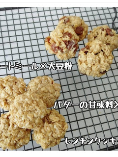 レンチンオートミールクッキー-レシピのメイン写真