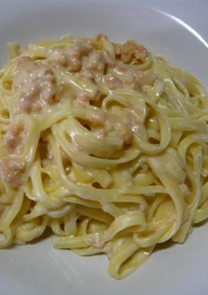 鮭クリーム＆チーズパスタ-レシピのメイン写真
