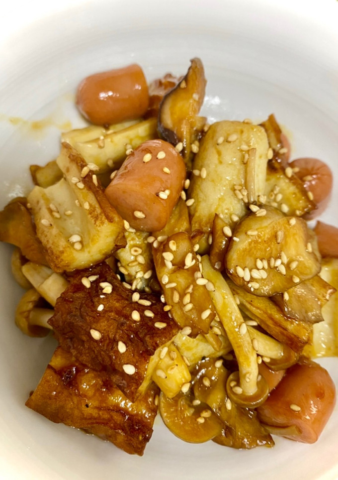 ちくわとキノコの蒲焼き風-レシピのメイン写真