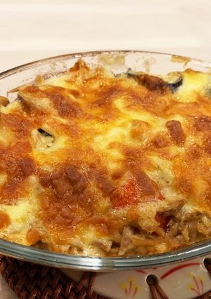 おかずにぴったり✨簡単なすトマトグラタン-レシピのメイン写真