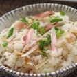 ミョウガの混ぜご飯