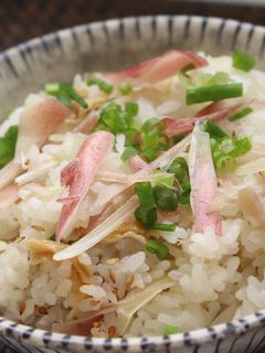 ミョウガの混ぜご飯-レシピのメイン写真