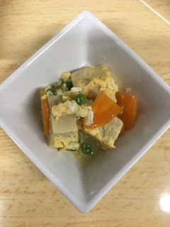 高野豆腐の卵とじ-レシピのメイン写真
