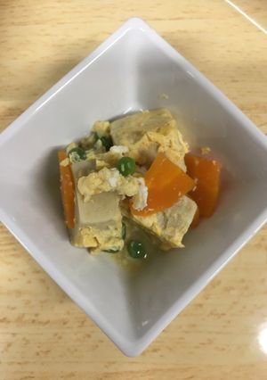 高野豆腐の卵とじ-レシピのメイン写真