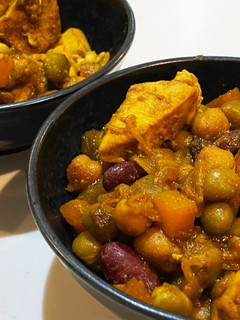鶏肉とミックスビーンズ☆カレー煮込み-レシピのメイン写真