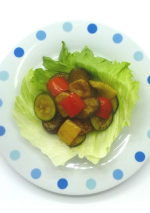 生麩レシピ　なま麸と夏野菜炒め-レシピのメイン写真