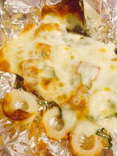 簡単おつまみ!ちくわと大葉のチーズ焼き-レシピのメイン写真
