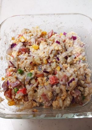 べ−コンとごまドレで☆味変ポテトサラダ-レシピのメイン写真