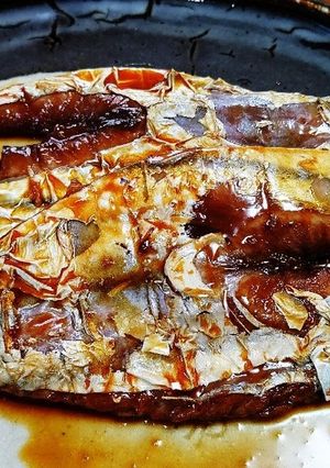鰹ハラスde照り焼き♪-レシピのメイン写真