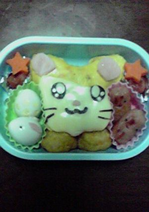 キャラ弁 とっとこハム太郎☆-レシピのメイン写真